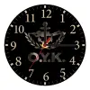 Ρολόι τοίχου ξύλινο plywood (20cm)