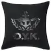 Sofa cushion black 50x50cm includes filling