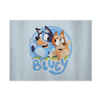 Bluey dog, Επιφάνεια κοπής γυάλινη (38x28cm)