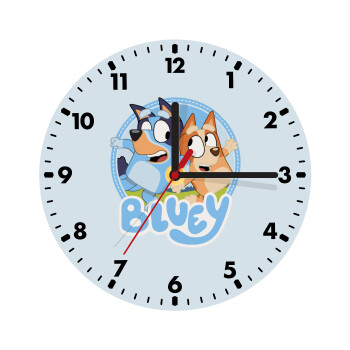 Bluey dog, Wooden wall clock (20cm)