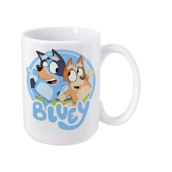 Bluey dog, Κούπα Mega, κεραμική, 450ml
