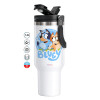 Mega Tumbler με καπάκι, διπλού τοιχώματος (θερμό) 1,2L