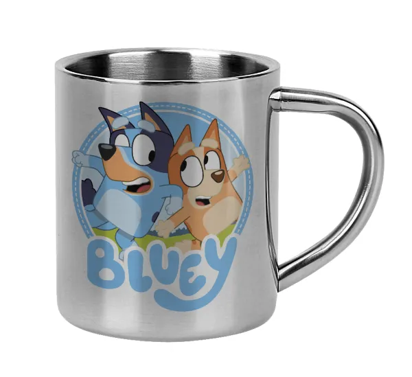 Μπλε — Mug Stainless steel double wall 300ml