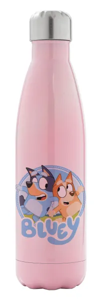 Μπλε — Metal mug thermos Pink Iridiscent (Stainless steel), double wall, 500ml