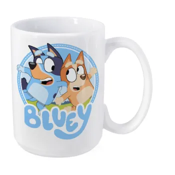 Μπλε, Κούπα Mega, κεραμική, 450ml