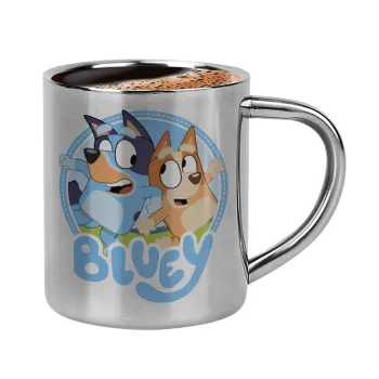 Μπλε, Double-wall metal cup for espresso (220ml)