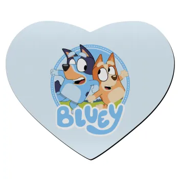 Μπλε, Mousepad heart 23x20cm