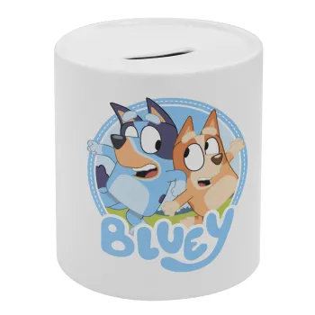 Μπλε, Κουμπαράς πορσελάνης με τάπα