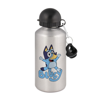 The Bluey, Metallic water jug, Silver, aluminum 500ml