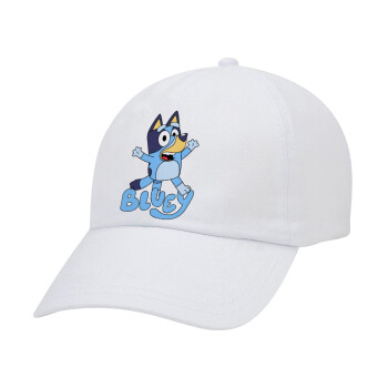 The Bluey, Καπέλο Baseball Λευκό (5-φύλλο, unisex)