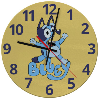 The Bluey, Ρολόι τοίχου γυάλινο (30cm)