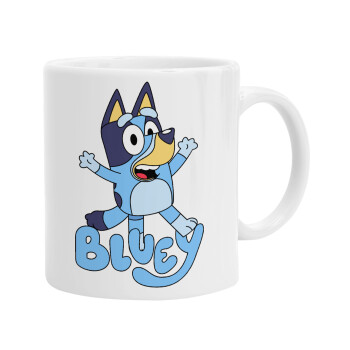 The Bluey, Ceramic coffee mug, 330ml (1pcs)
