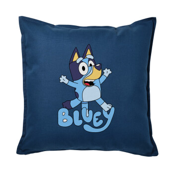 The Bluey, Sofa cushion Blue 50x50cm includes filling