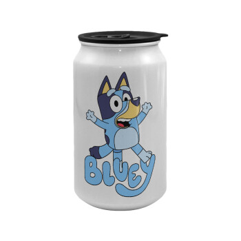 The Bluey, Κούπα ταξιδιού μεταλλική με καπάκι (tin-can) 500ml