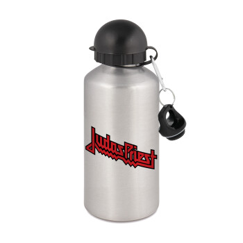 Judas Priest, Metallic water jug, Silver, aluminum 500ml