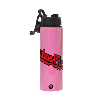 Judas Priest, Μεταλλικό παγούρι νερού με καπάκι ασφαλείας, αλουμινίου 850ml