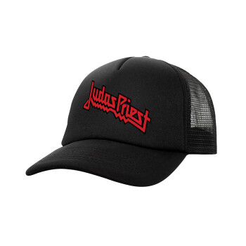 Judas Priest, Καπέλο Soft Trucker με Δίχτυ Μαύρο 