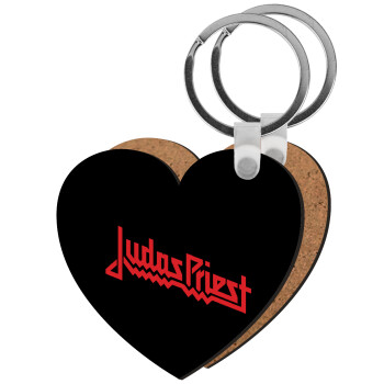 Judas Priest, Μπρελόκ Ξύλινο καρδιά MDF