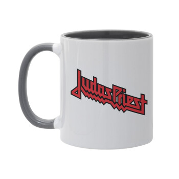 Judas Priest, Κούπα χρωματιστή γκρι, κεραμική, 330ml