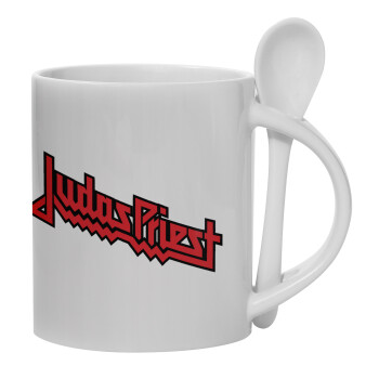 Judas Priest, Κούπα, κεραμική με κουταλάκι, 330ml (1 τεμάχιο)