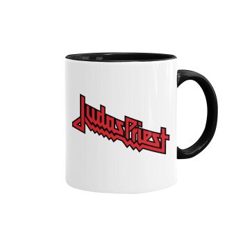 Judas Priest, Κούπα χρωματιστή μαύρη, κεραμική, 330ml