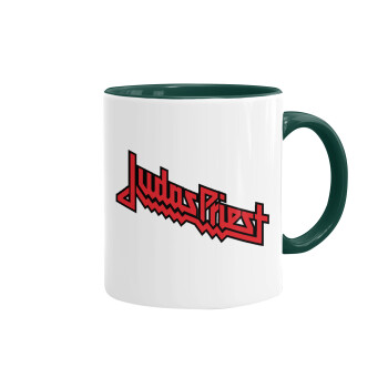 Judas Priest, Mug colored green, ceramic, 330ml