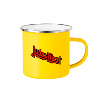 Judas Priest, Yellow Enamel Metallic Cup 360ml