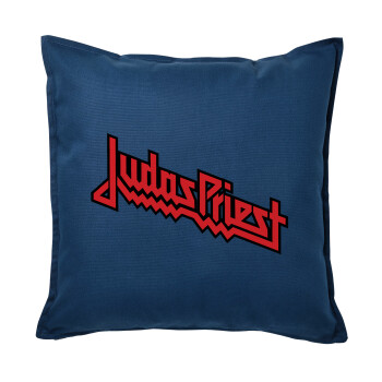 Judas Priest, Μαξιλάρι καναπέ Μπλε 100% βαμβάκι, περιέχεται το γέμισμα (50x50cm)
