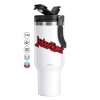 Mega Stainless steel Tumbler with lid, double wall 1,2L