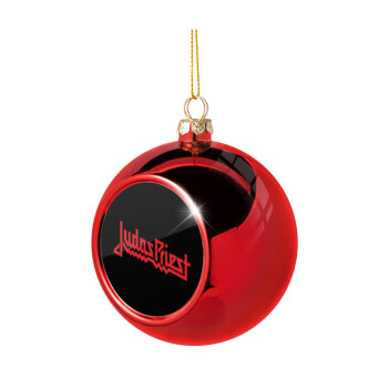 Judas Priest, Χριστουγεννιάτικη μπάλα δένδρου Κόκκινη 8cm