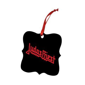 Judas Priest, Χριστουγεννιάτικο στολίδι polygon ξύλινο 7.5cm