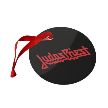 Judas Priest, Christmas ornament glass 9cm