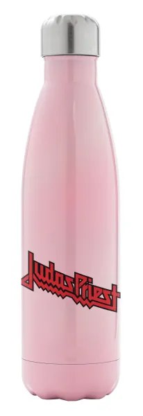 Judas Priest — Metal mug thermos Pink Iridiscent (Stainless steel), double wall, 500ml