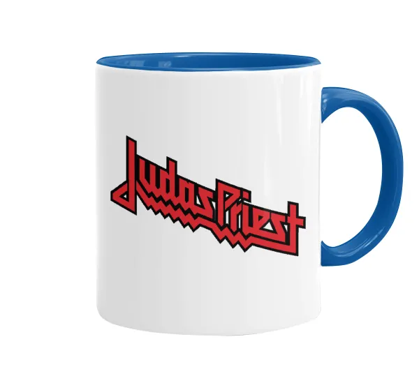 Judas Priest — Κούπα χρωματιστή μπλε, κεραμική, 330ml