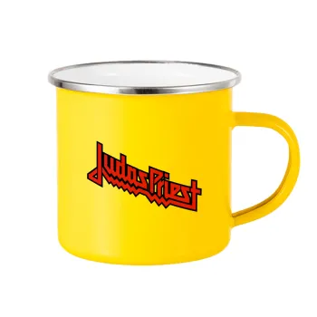 Judas Priest, Yellow Enamel Metallic Cup 360ml