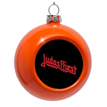 Judas Priest, Orange Christmas tree ornament bauble 8cm