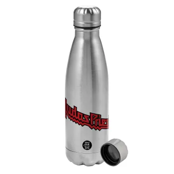 Judas Priest, Metallic water bottle, stainless steel, 750ml