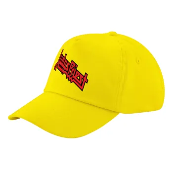 Judas Priest, Καπέλο παιδικό Baseball, 100% Βαμβακερό Twill, Κίτρινο (ΒΑΜΒΑΚΕΡΟ, ΠΑΙΔΙΚΟ, UNISEX, ONE SIZE)