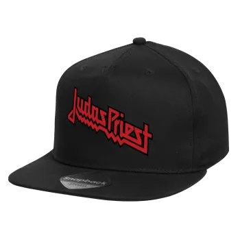 Judas Priest, Καπέλο παιδικό Flat Snapback, Μαύρο (100% ΒΑΜΒΑΚΕΡΟ, ΠΑΙΔΙΚΟ, UNISEX, ONE SIZE)