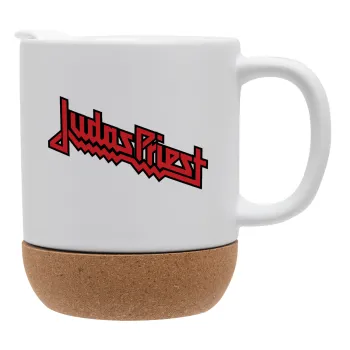 Judas Priest, Κούπα, κεραμική με βάση φελού και καπάκι (ΜΑΤ), 330ml