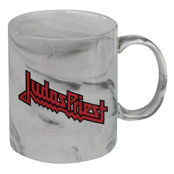 Judas Priest, Mug ceramic marble style, 330ml