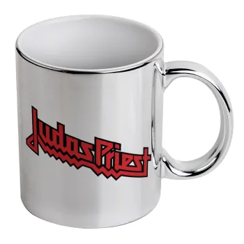 Judas Priest, Κούπα κεραμική, ασημένια καθρέπτης, 330ml