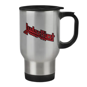 Judas Priest, Κούπα ταξιδιού ανοξείδωτη με καπάκι, διπλού τοιχώματος (θερμό) 450ml