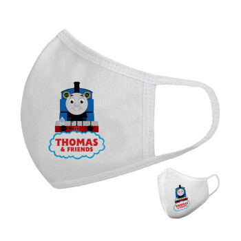 Τόμας το τρενάκι, Μάσκα υφασμάτινη υψηλής άνεσης παιδική (Δώρο πλαστική θήκη)