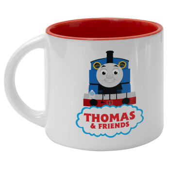 Τόμας το τρενάκι, Κούπα κεραμική 400ml Λευκή/Κόκκινη