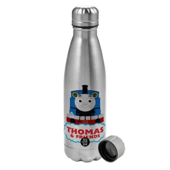 Τόμας το τρενάκι, Metallic water bottle, stainless steel, 750ml