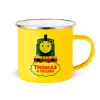 Yellow Enamel Metallic Cup 360ml