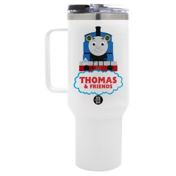 Τόμας το τρενάκι, Mega Tumbler με καπάκι, διπλού τοιχώματος (θερμό) 1,2L