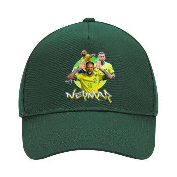 Neymar JR, Adult Ultimate Hat GREEN, (100% COTTON DRILL, ADULT, UNISEX, ONE SIZE)