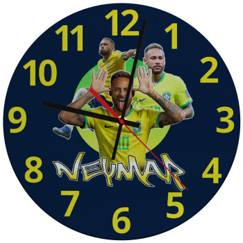 Neymar JR, Ρολόι τοίχου γυάλινο (30cm)